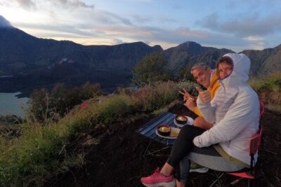 3 Days and 2 Nights Summit Via Sembalun - Day 1 from Sembalun crater rim to your first camping night