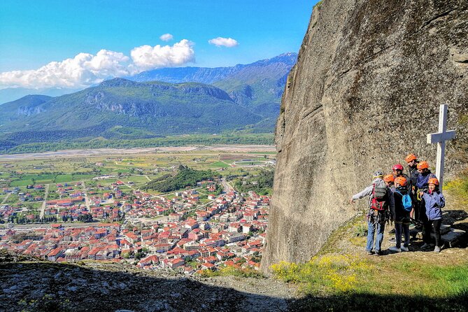 3-Hour Hiking and Scramble Guided Tour of Great Saint in Meteora - Safety Gear and the Guide Team: Helmet, Harness, Via Ferrata Setup