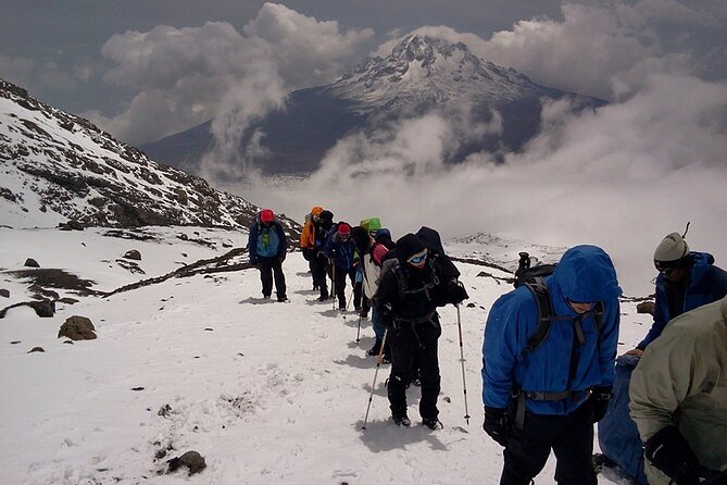 6 Days: Hiking Kilimanjaro via Machame Route - Day 5: midnight summit climb to Uhuru Peak, then down to Mweka Hut