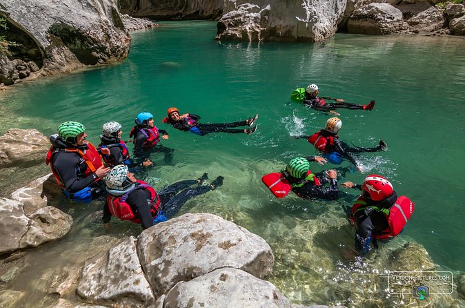Aquatic Hike Grand Canyon du Verdon - Your timing on the water: how the 3.5 hours flow