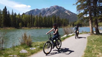 Banff: Bow River E-Bike Tour and Sundance Canyon Hike - Bow River e-bike ride: glacial waters, paved paths, and real Banff speed