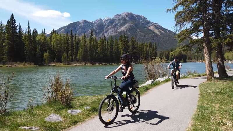 Banff: Bow River E-Bike Tour and Sundance Canyon Hike - Bow River e-bike ride: glacial waters, paved paths, and real Banff speed