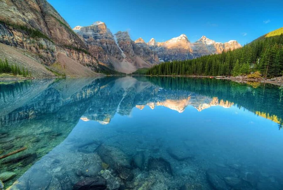 Banff/Canmore Moraine Lake & Lake Louise-Hike/Canoe/Sightsee - Lake Louise: Shoreline Time Plus Hiking and Photo Choices