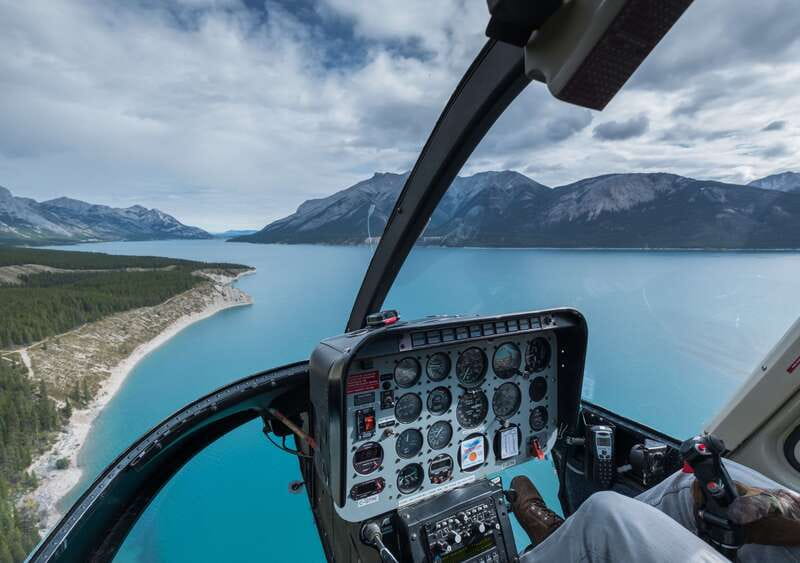 Canadian Rockies: Helicopter Flight with Exploration Hike - Over Wilson Icefield, glaciers, and high peaks