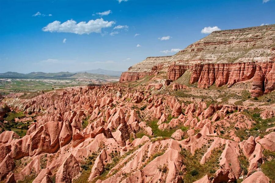 Cappadocia: Rose and Red Valley Hiking Tour - The Rose Valley route: wine farms, rock formations, and narrow canyon steps