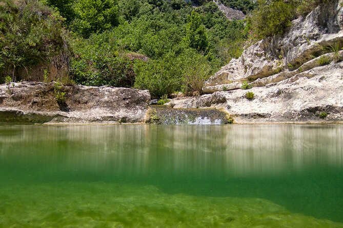 Cavagrande hiking tour - Natural rock pools: the swim stop that turns effort into fun