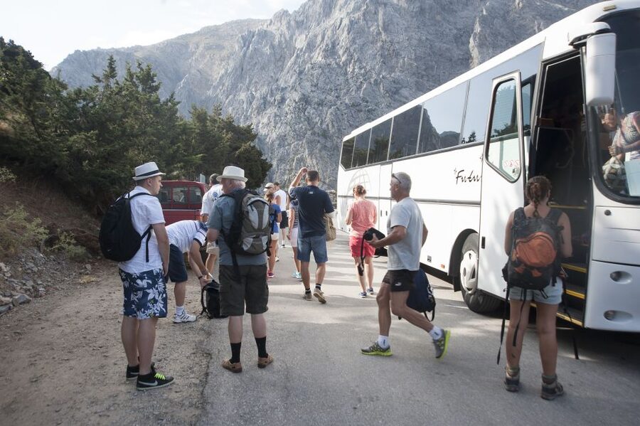 Crete: Samaria Gorge Hike - The ferry to Sfakia and the ride back by bus