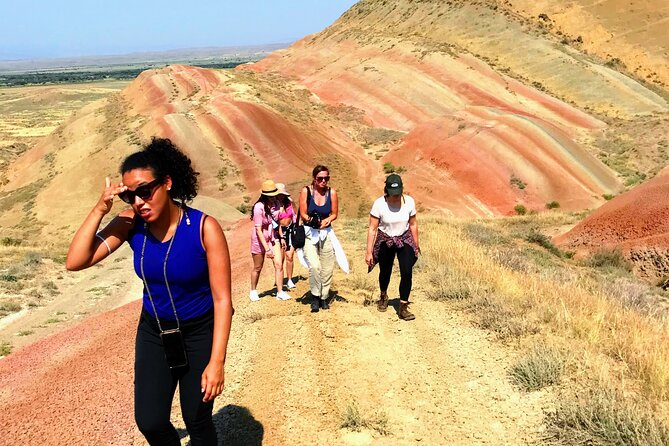David Gareji and Real Rainbow Mountains Off-Road adventure + hike - David Gareji Monastery: rock churches in the semi-desert