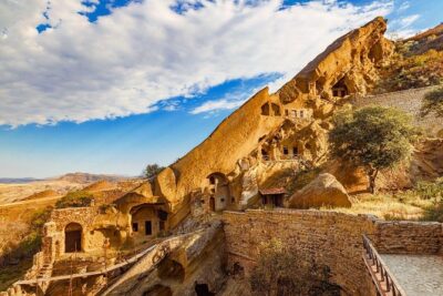 David Gareji and Real Rainbow Mountains Off-Road adventure + hike - Natlismtsemeli Monastery: cave temples, frescoes, and a living rhythm