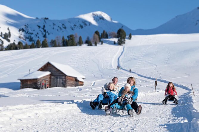 Dolomites of Bolzano Winter Hiking & Sledding Experience - The Sled Ride Downhill: The Fun Finish (and the Extra Cost)