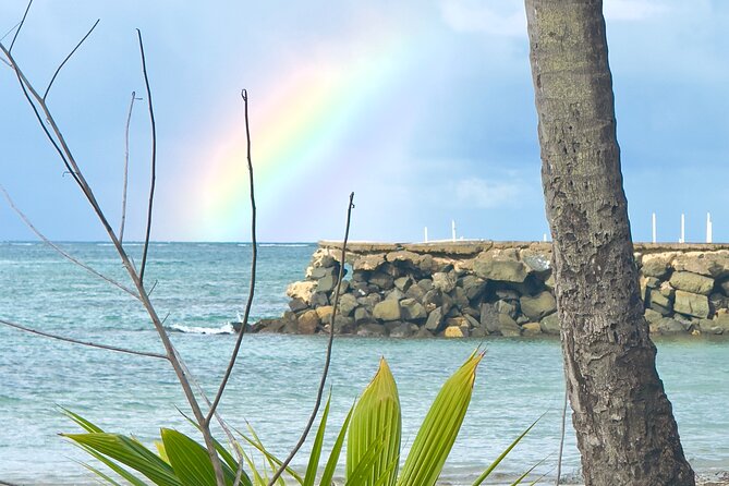 El Yunque Hike, Waterslide & Luquillo Kiosks Food with Transport - Luquillo Beach time: cooling off, watching the day fade