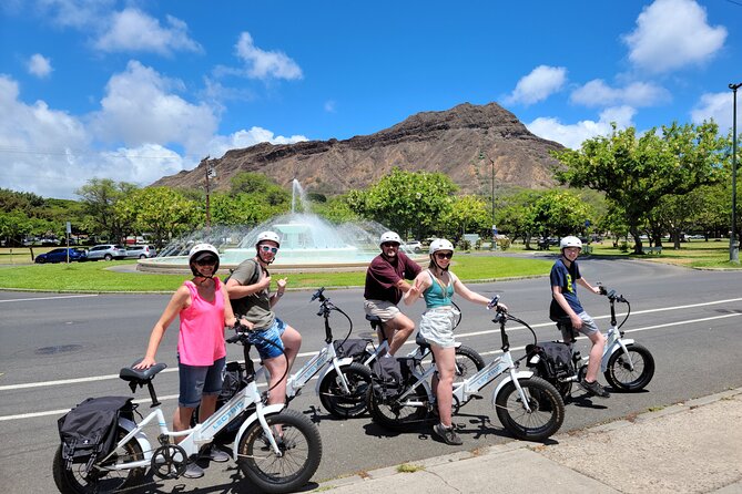 Electric Bike Ride & Diamond Head Hike Tour - The Waikiki e-bike ride: easy power, real photo stops