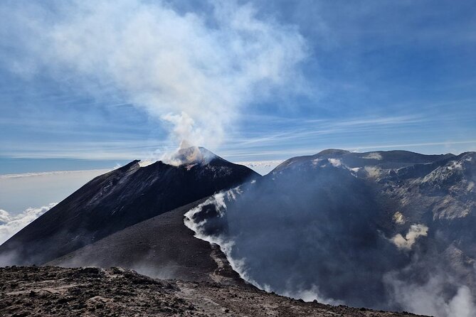Etna North: Guided trekking to Summit volcano craters - What you see near the summit: steam vents, bombs, and sulfur sparkles