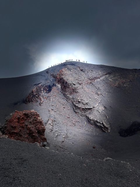 Etna: Summit Area Guided Hike from Cable Car Station - 2002 eruptive fractures and hot springs: the “feel it” moment