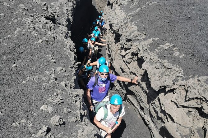 Etna Volcano: South Side Guided Summit Hike - Descent via Barbagallo craters and a lava-flow channel crossing