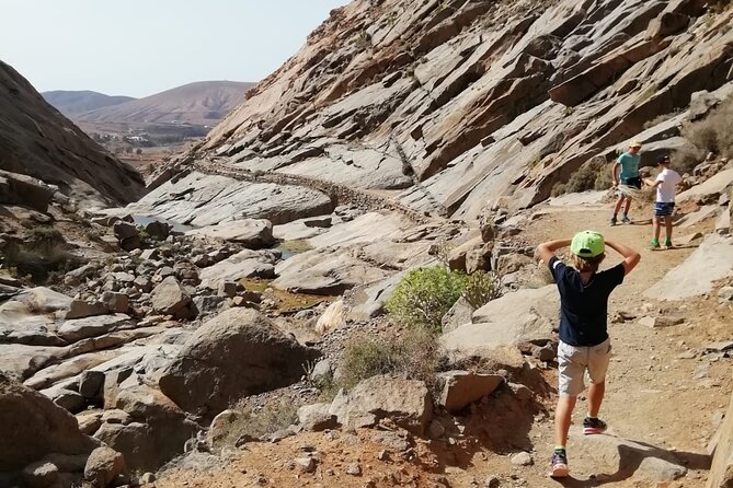 Excursion to Ajuy Caves with a secret Las Penitas canyon Hike - Stop 1: Las Peñitas ravine (including the window viewpoint)
