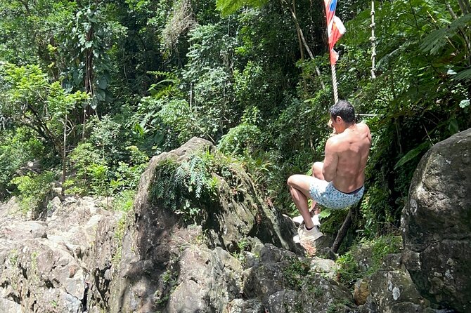 Explore El Yunque: Hiking, Swings & Waterslide (Small Group) - First Natural Pool: Swim, Rope Swing, and Cliff Jumps
