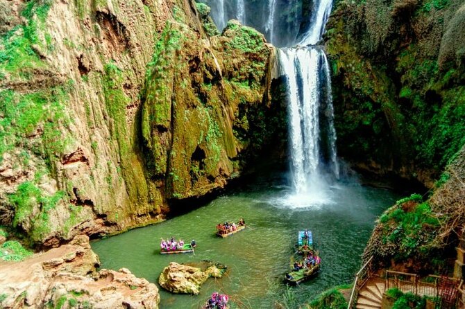 Explore Ouzoud waterfalls Marrakech Guided Hike & Boat Experience - Transport, insurance, and group size: the comfort side of the deal