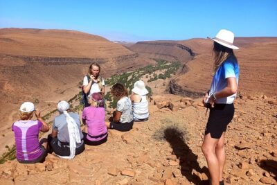 Fint Oasis Private Day Hike - Village steps first: walking through the Berber community
