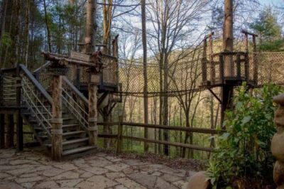 Foxfire Mountain: Hiking & Swinging Bridge Family Adventure - Lost Mine Falls and Sweden Furnace Iron Mine: Nature Plus History Without the Lecture