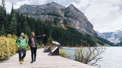 From Banff: Louise & Moraine Lake Guided Hiking Day Trip - Moraine Lake Pine Forest Hike: Where the Scenery Starts Moving