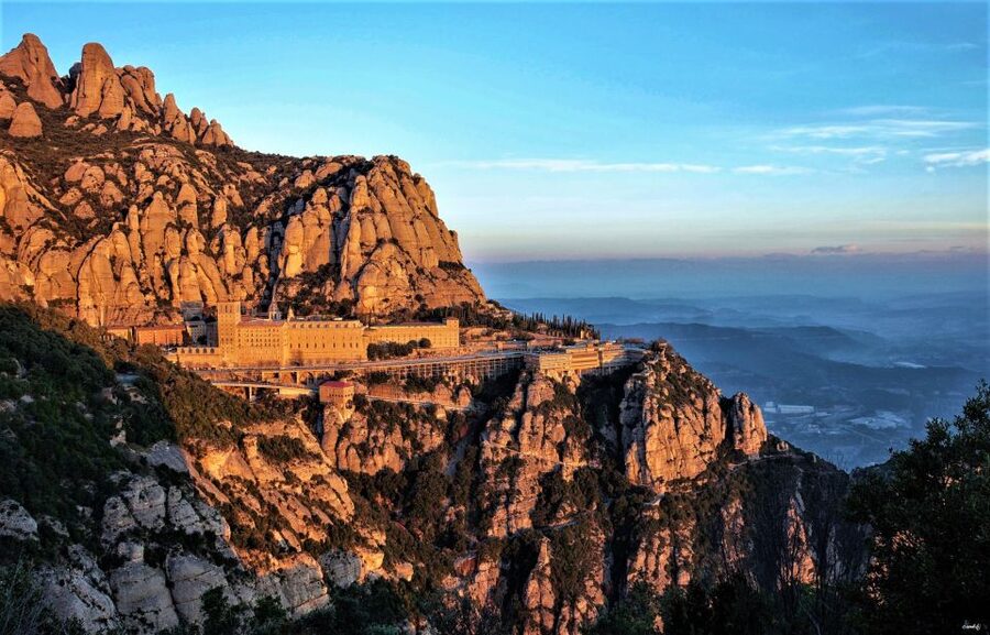 From Barcelona: Montserrat Monastery, Easy Hike, Cable Car - Cable car to the top: quick lift, big view, wind checks