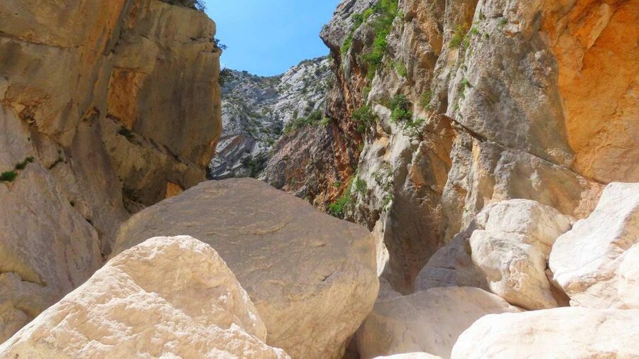 From Cala Gonone: Gorropu hiking with lunch - Inside Gorropu: rock, scree, and what the difficulty really means