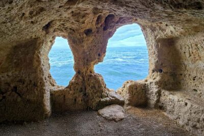 From Faro: 7 Valleys Hiking, Benagil Cave, & Snorkeling Tour - Benagil Cave From the Top: Iconic Views Without the Crowding Feel