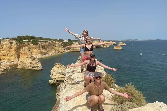 From Faro: Benagil Hiking Cliffs and the 4 Treasure Experience - Stop 2: Benagil Cave Viewpoints From the Top