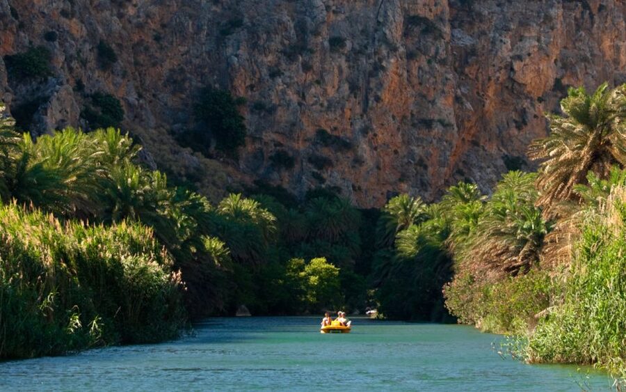 From Heraklion: Preveli Tropical Beach & Palm Forest Hike - Preveli Beach free time: swim, palms, and that river corridor