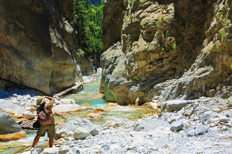 From Heraklion: Samaria Gorge & Agia Roumeli Hiking Day Trip - From Heraklion pickup to Omalos: the scenic warm-up