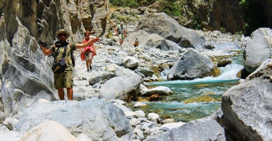 From Heraklion: Samaria Gorge & Agia Roumeli Hiking Day Trip - Ferry back to Sfakia and the long return by bus