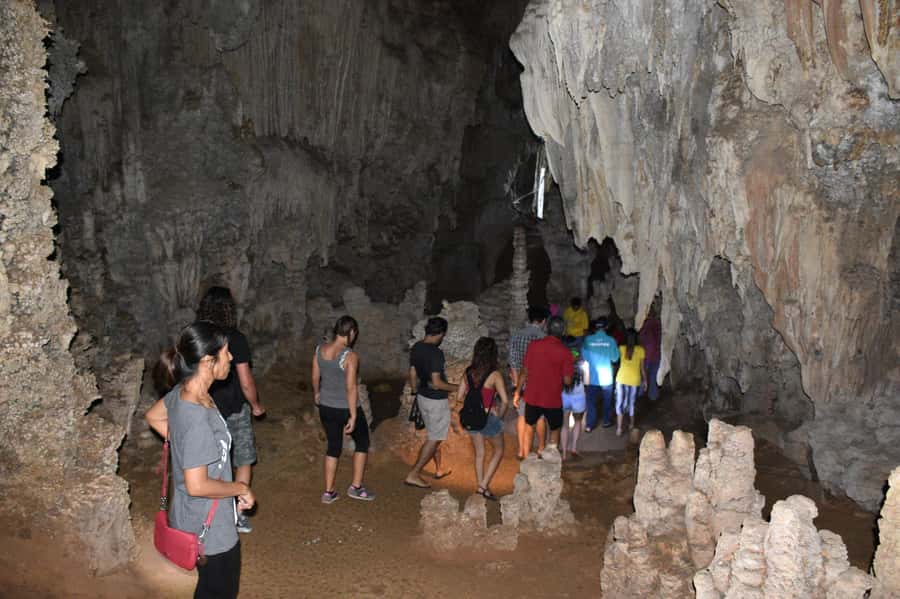 From Krabi: Cheow Lan Lake Cruise and Khao Sok Jungle Hike - Coral Cave: stalactites, narrow passages, and the fear factor