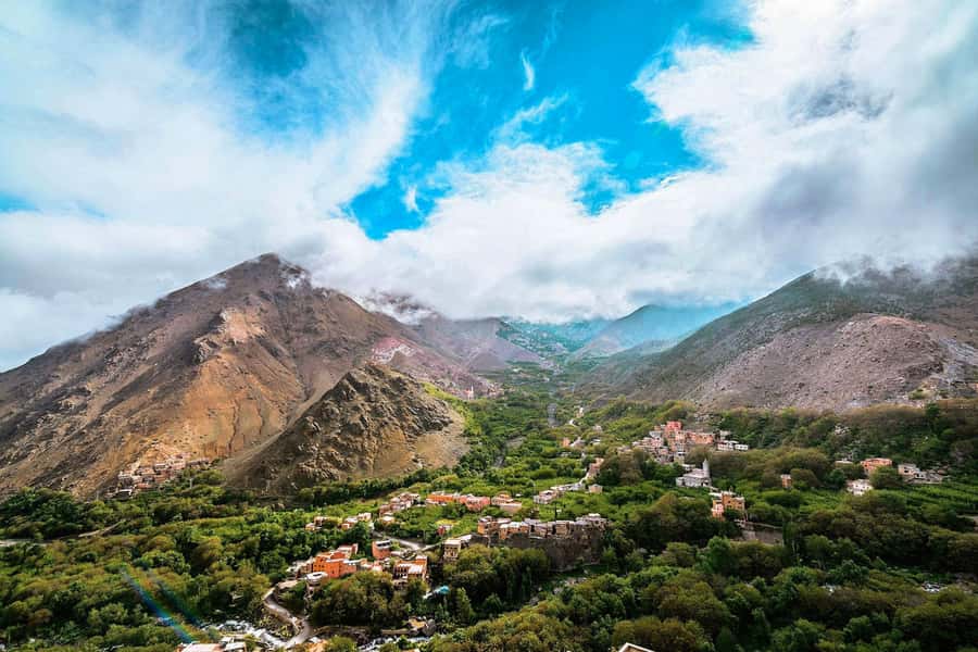 From Marrakech: Atlas Mountains Full-Day Hiking Trip w Lunch - Imlil: tea, views, and that first sense of the valley