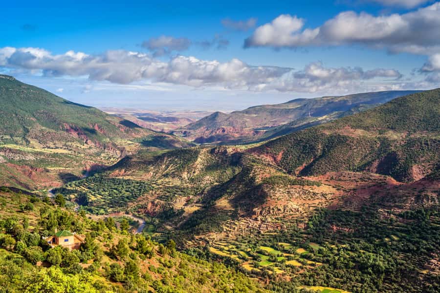 From Marrakech: Atlas Mountains Full-Day Hiking Trip w Lunch - Agafay camel ride and the Moulay Brahim photo stop