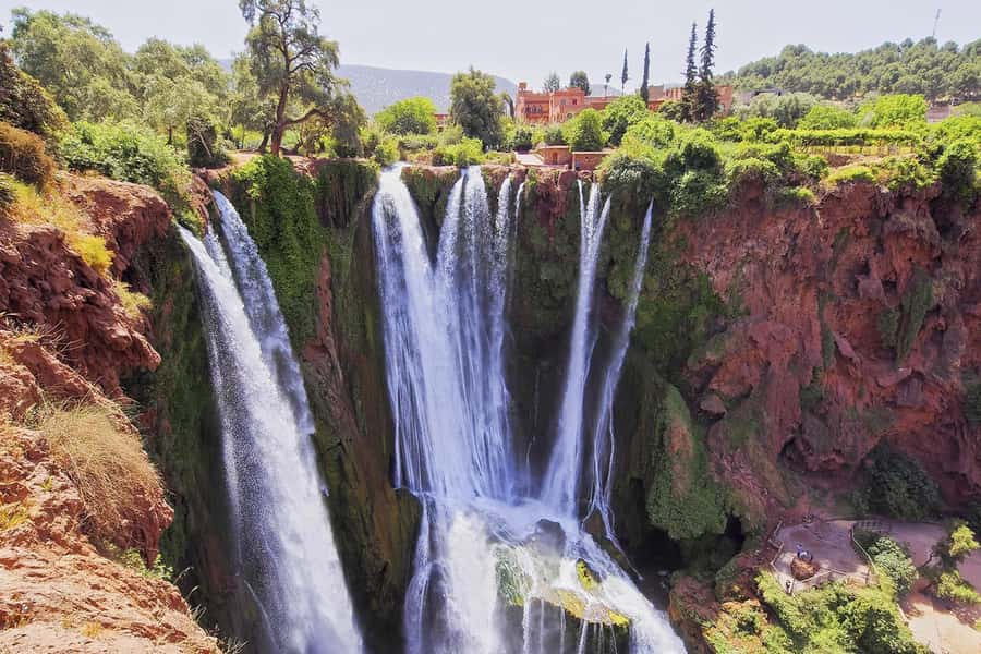 From Marrakech: Ouzoud Waterfalls Guided Hike and Boat Tour - Getting There from Marrakech: A/C Comfort and a Skilled Driver