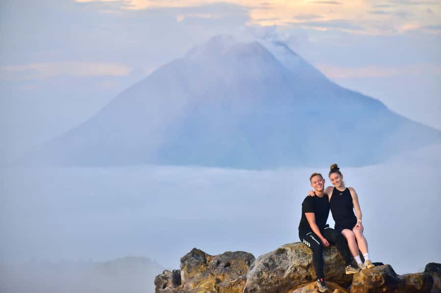 From Medan: Mount Sibayak Sunrise Hike & Natural Hot Spring - Sunrise at the Summit: Clouds, Coffee, and Views to Mount Sinabung