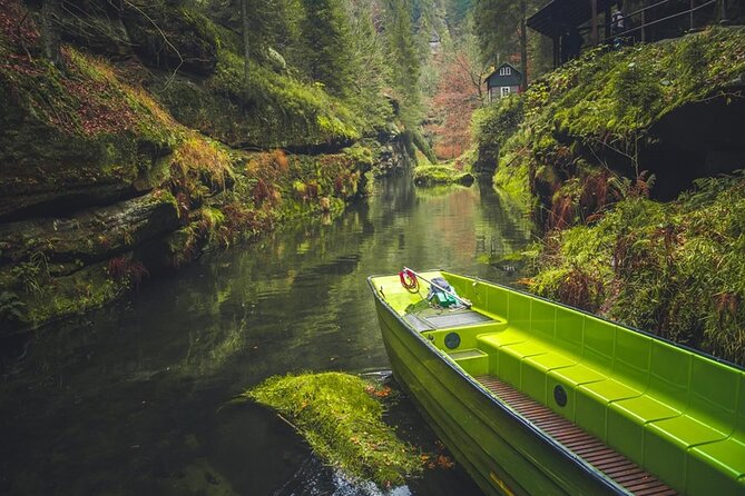 From Prague: Bohemian & Saxon Switzerland Small-Group Hike - The boat ride break that keeps the day from feeling nonstop