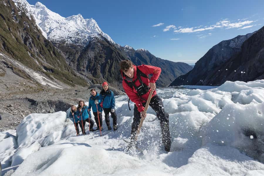 From Queenstown: Franz Josef Glacier Hike & Scenic Flight - From the air: Queenstown views and pilot commentary over the Alps