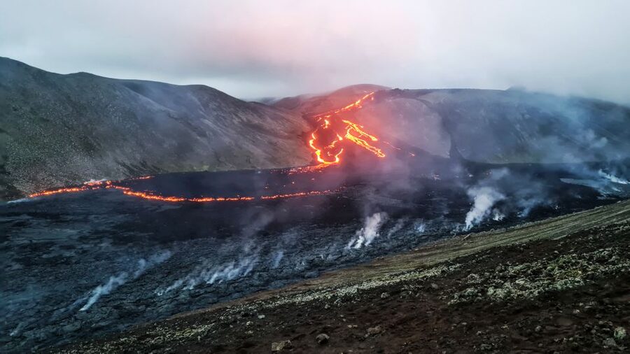 From Reykjavík: Fagradalsfjall Volcano Hike with Geologist - Driving Through Older Lava Fields Before the Active View