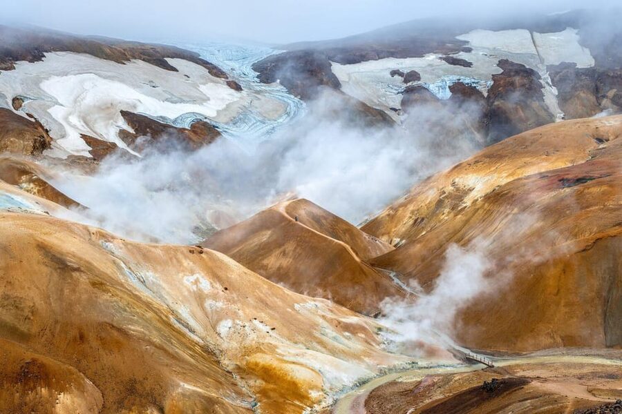 From Reykjavik: Kerlingarfjöll Hiking Day Tour - Hveradalir geothermal walk: steam, color, and smart safety