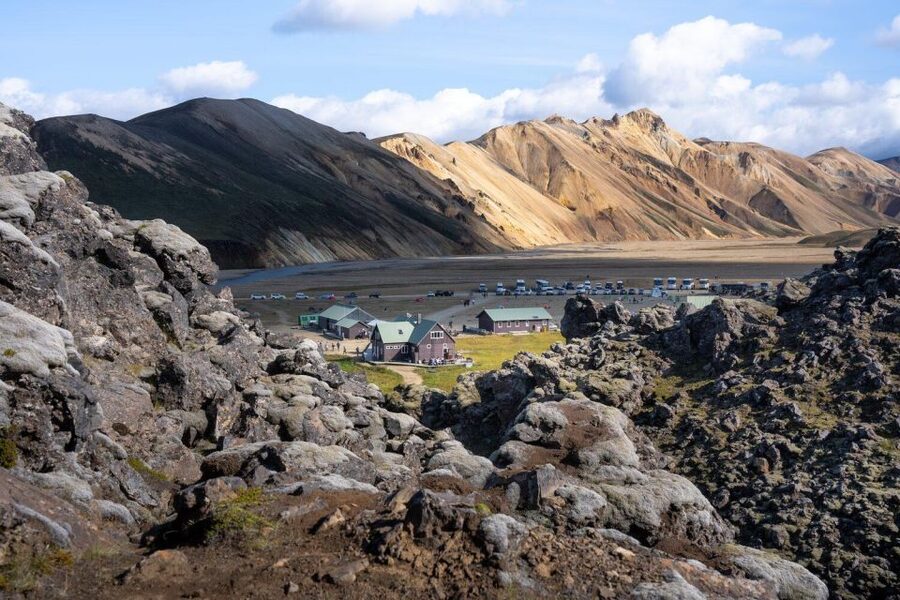 From Reykjavík: Landmannalaugar Day Hike - Hot spring soak: warm and cold water mixing
