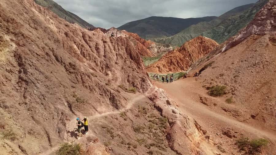 From Salta: Salinas Grandes, Purmamarca & Los Colorados Hike - Returning to Purmamarca: the trail back and the free-time reset