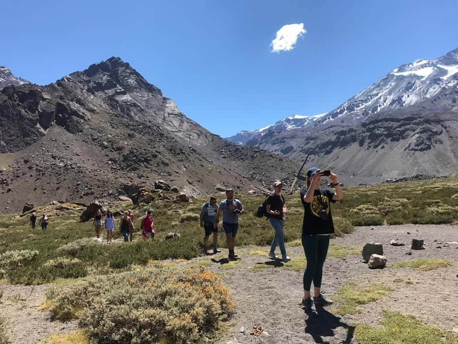 From Santiago: Cajón del Maipo and Volcán San José Hike 8K - Lunch, wine, cheese, and the pacing that makes a long hike enjoyable