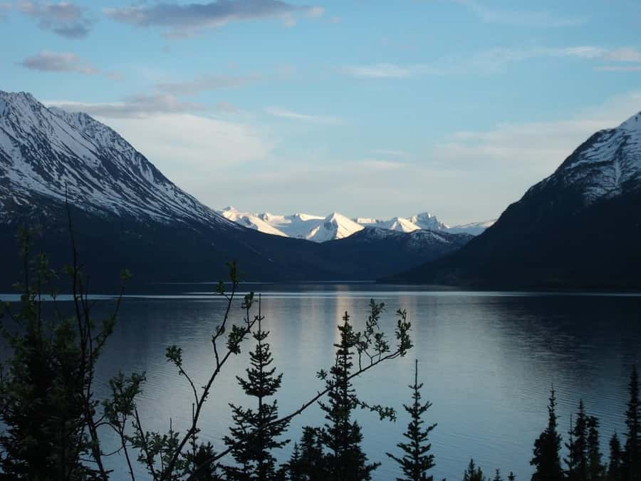 From Skagway: Skagway City & White Pass Summit Guided Tour - Pitchfork Falls and Bridal Veil Falls: two short photo moments with big payoff