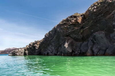 From Thera: Thirasia Cruise w/ Volcano Hike and Hot Springs - Nea Kameni optional volcano hike: worth it if you’re ready for a climb