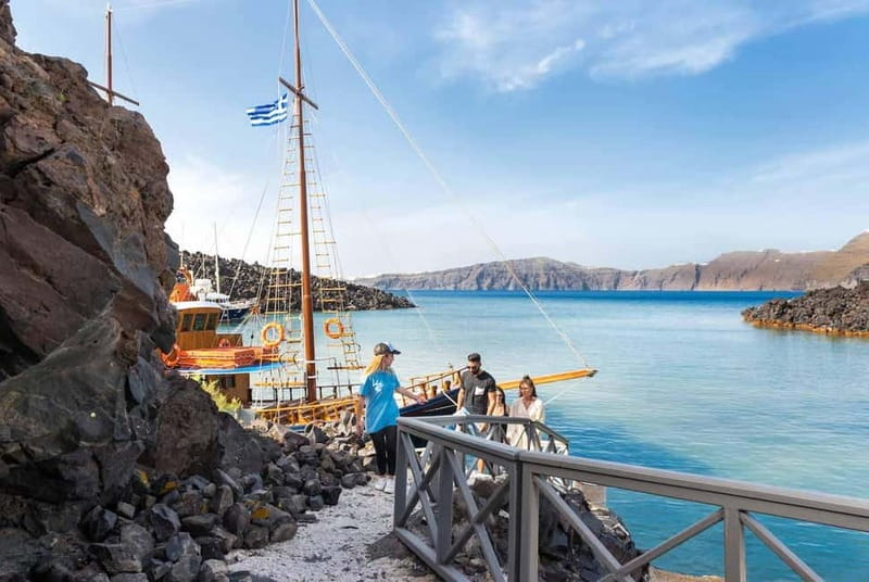 From Thera: Thirasia Cruise w/ Volcano Hike and Hot Springs - What to bring: your day will be easier with the basics