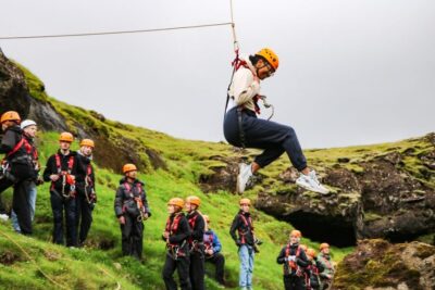 From Vík: Zipline and Hiking Adventure Tour - Meeting at Víkurbraut 15 and getting geared up (gear matters here)