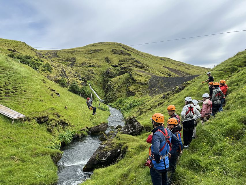 From Vík: Zipline and Hiking Adventure Tour - The Gentle Giant: the longest ride and wide canyon views
