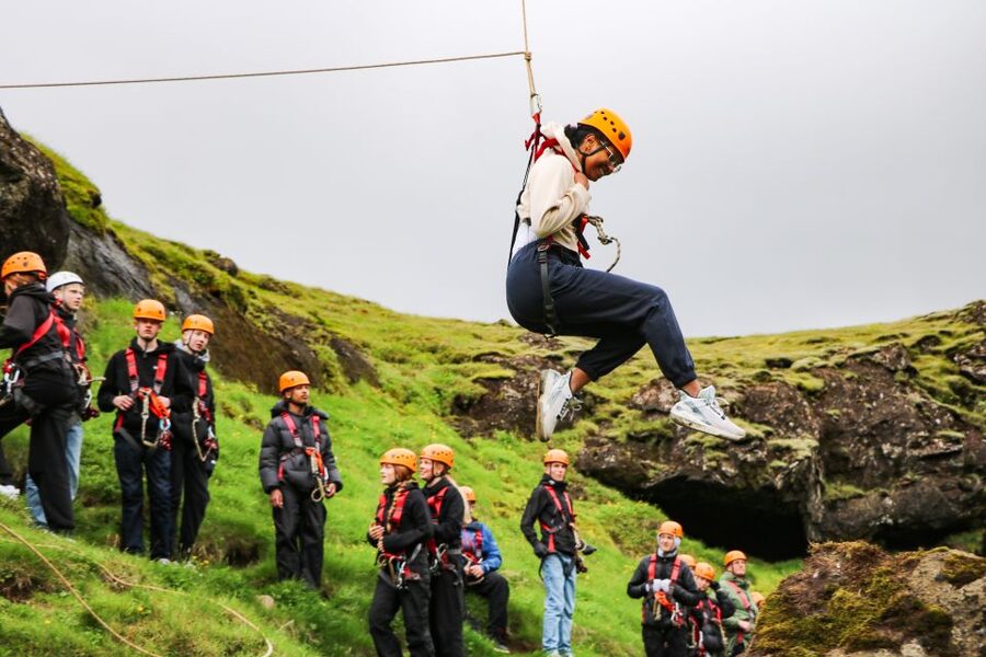 From Vík: Zipline and Hiking Adventure Tour - Meeting at Víkurbraut 15 and getting geared up (gear matters here)